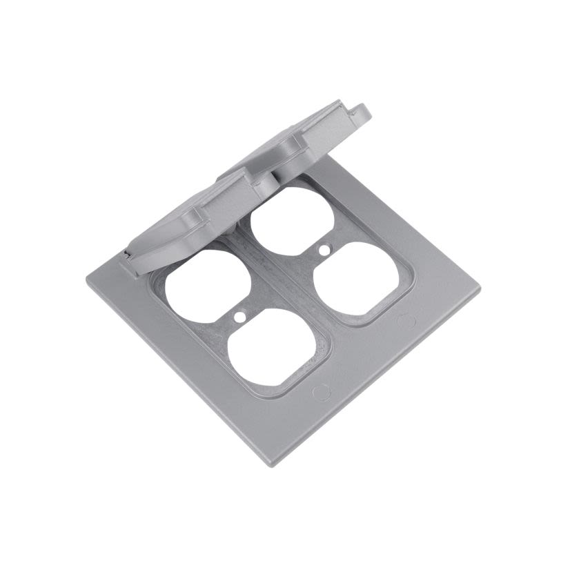 Red Dot Dry-Tite 2CCD Weatherproof Receptacle Cover, Die Cast Aluminum